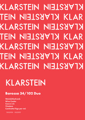 Klarstein BAROSSA 102 DUO Mode D'emploi