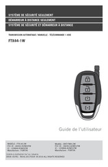 Fortin FTX44-1W Guide De L'utilisateur