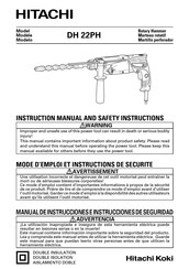 Hitachi DH22PH Mode D'emploi Et Instructions De Securite