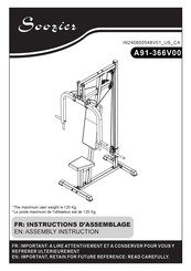 Soozier A91-366V00 Instructions D'assemblage