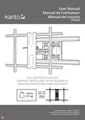 Kanto PMX800 Manuel De L'utilisateur