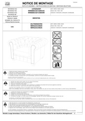 CAFOM SOURCING BRENTON Notice De Montage