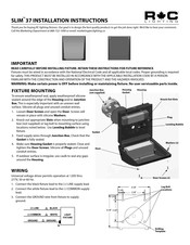 RC Lighting SLIM 37 Directives D'installation