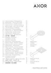 Axor 300 1jet 35300000 Mode D'emploi / Instructions De Montage