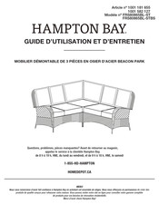 HAMPTON BAY 1001 582 127 Guide D'utilisation Et D'entretien