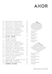 Axor 300 1jet 35302000 Mode D'emploi / Instructions De Montage