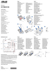 Asus H170M-E D3 Guide De Démarrage Rapide
