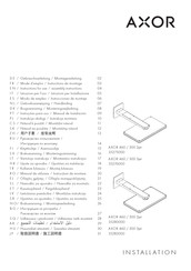 Axor 460/300 2jet 35275000 Mode D'emploi / Instructions De Montage