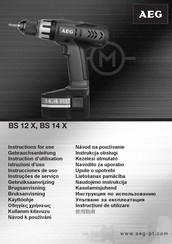 AEG BS 12 X Instructions D'utilisation