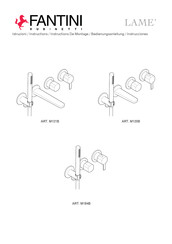 Fantini Rubinetti LAME' M120B Instructions De Montage