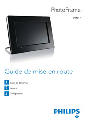 Philips PhotoFrame SPF1017/00 Guide De Mise En Route