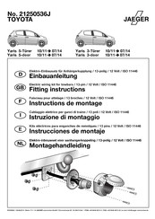 Jaeger 21250536J Instructions De Montage