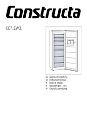 CONSTRUCTA CE7EW3 Série Mode D'emploi