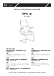 hjh OFFICE MIKO VB 729461 Instructions De Montage Et D'utilisation