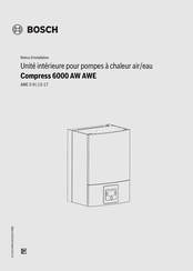 Bosch AWE 13-17 Notice D'installation