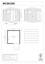 Konifera WC201302 Instructions De Montage