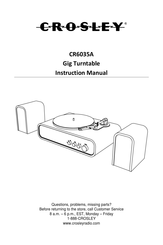 Crosley CR6035A Manuel D'utilisation