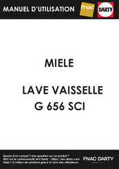 Miele G657 Mode D'emploi