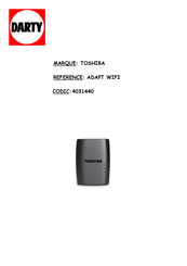 Toshiba STOR.E WIRELESS ADAPTER Mode D'emploi