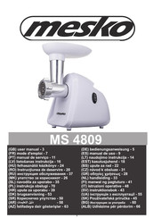 Mesko MS 4809 Mode D'emploi