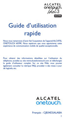 Alcatel 6039K Guide D'utilisation Rapide