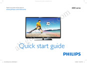 Philips 37PFL4007K/12 Guide De Démarrage Rapide