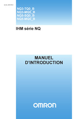 Omron NQ3-MQ0 B Manuel D'introduction