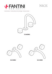 Fantini Rubinetti NICE S104SWU Instructions De Montage