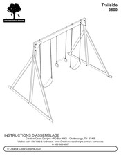 Creative Cedar Designs Trailside 3800 Instructions D'assemblage