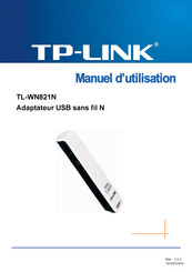 TP-Link TL-WN821N Manuel D'utilisation