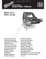 Milwaukee BSPE 110 X Instructions D'utilisation