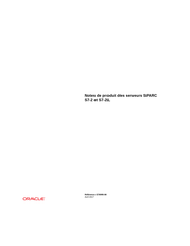 Oracle SPARC S7-2 Notes De Produit