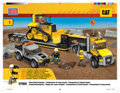 Mega Bloks CAT Heavy-Duty Transporter Mode D'emploi