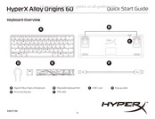 HyperX Alloy Origins 60 Guide De Démarrage Rapide