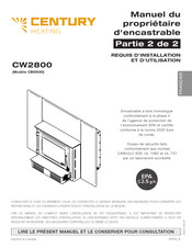 Century Heating CW2800 Manuel Du Propriétaire