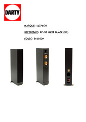 Klipsch RC-64 II Manuel Du Propriétaire