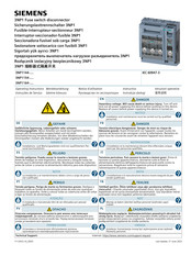 Siemens 3NP1154 Serie Notice D'utilisation