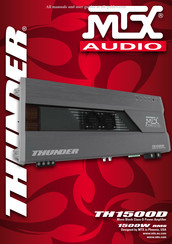 MTX Audio THUNDER TH1500D Mode D'emploi