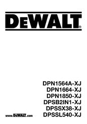 DeWalt DPSSL540-XJ Traduction De La Notice D'instructions Originale