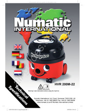 Numatic HVR 200M-22 Mode D'emploi