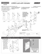 Schlage L9000 Série Instructions D'installation