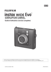 FujiFilm instax WIDE Evo Guide D'utilisation