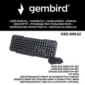 Gembird KBS-WM-02 Manuel