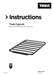 Thule Caprock S Manuel D'instructions