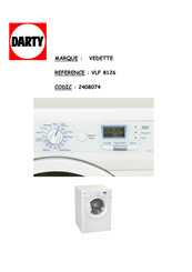 VEDETTE VLF 8126 Mode D'emploi