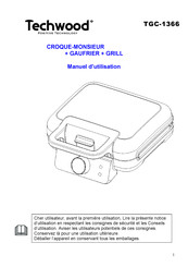 TECHWOOD TGC-1366 Manuel D'utilisation