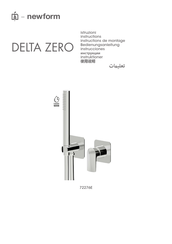 newform DELTA ZERO 72276E Instructions De Montage