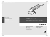 Bosch Professional GWS 8-100 CE Mode D'emploi