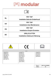 Modular 60/100FTG Serie Manuel D'installation