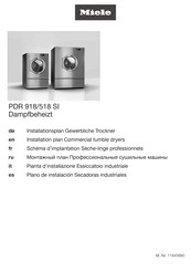 Miele PDR 518 SI Schéma D'implantation